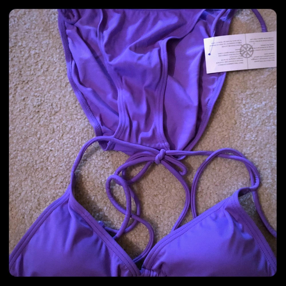 Purple bikini